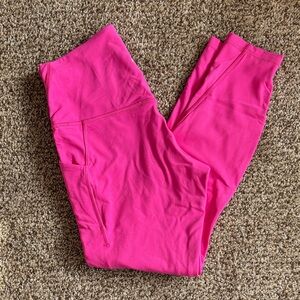 Lululemon Athletica Bright Pink Leggings